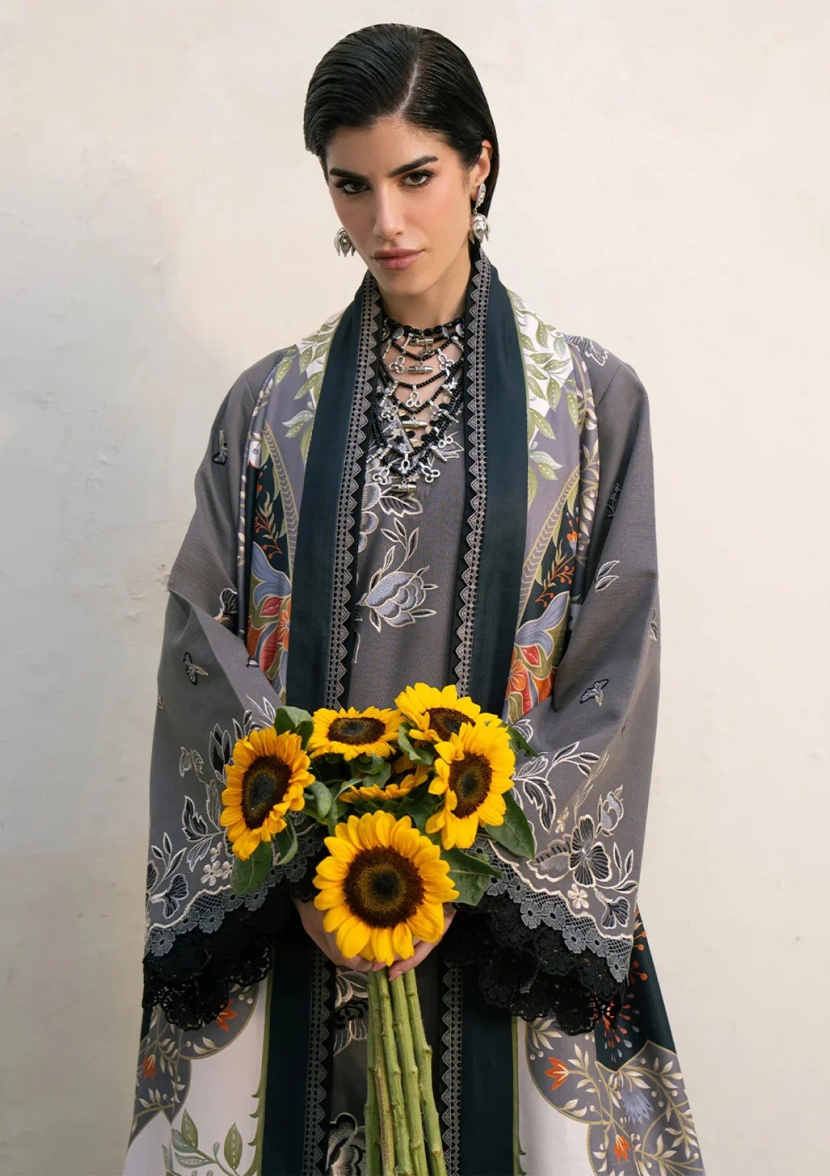 Winter Collection - Bin Ilyas- Unstitched 24 - FW-11-24-BLACK Bin Ilyas