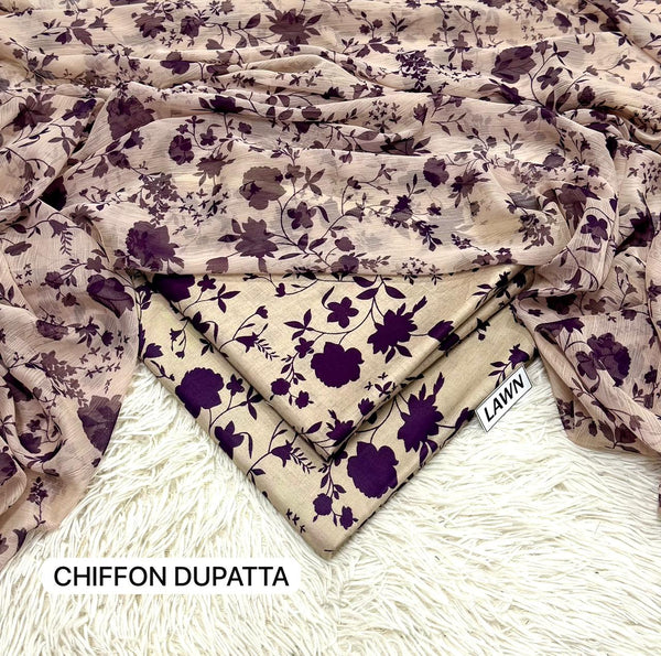 UNSTITCHED CHIFFON DUPATTA