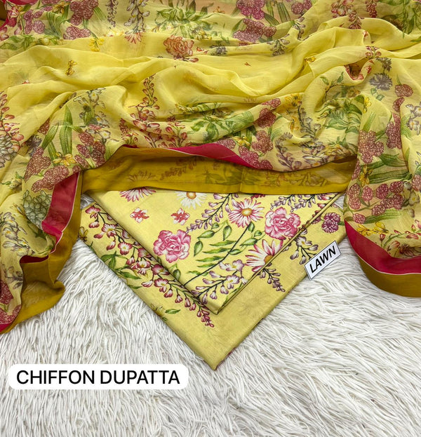 UNSTITCHED CHIFFON DUPATTA