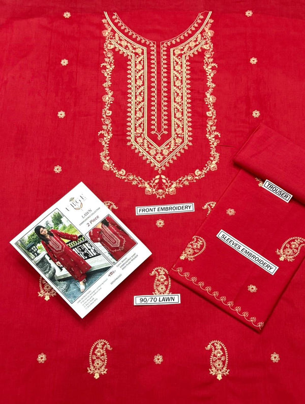 LAWN 2PC EMBROIDERED