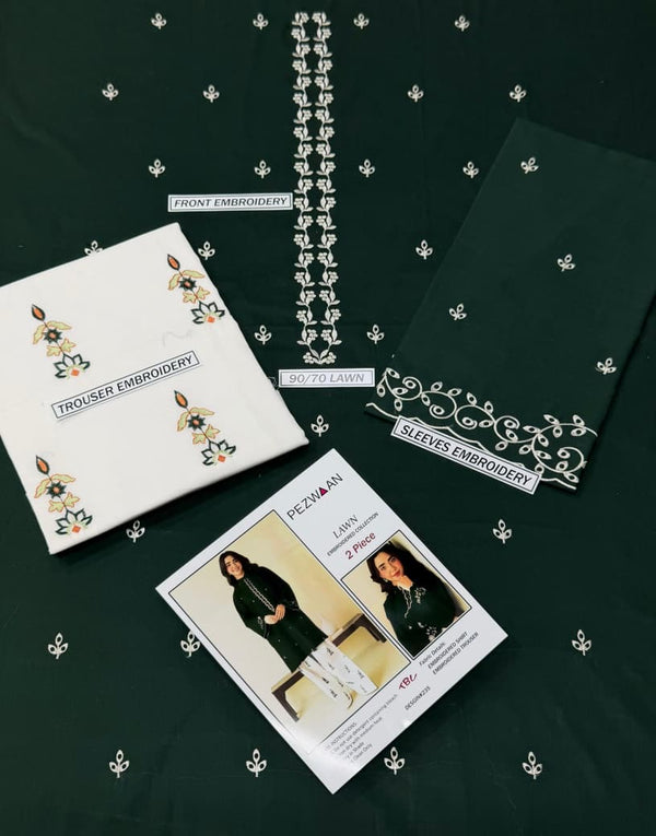 LAWN 2PC EMBROIDERED