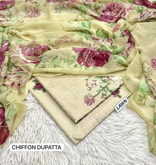 UNSTITCHED CHIFFON DUPATTA