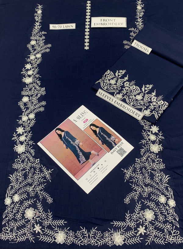 LAWN 2PC EMBROIDERED