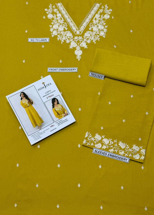 LAWN 2PC EMBROIDERED