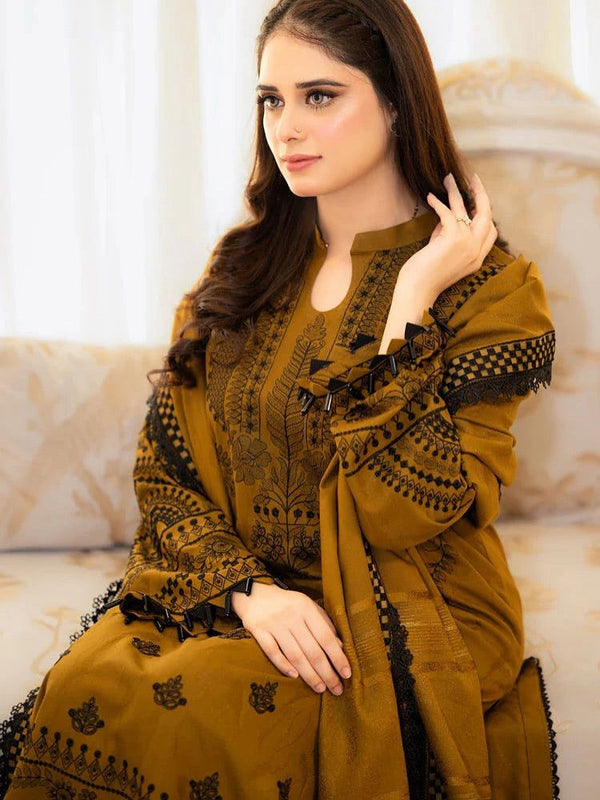 LAWN 3PC EMBROIDERED