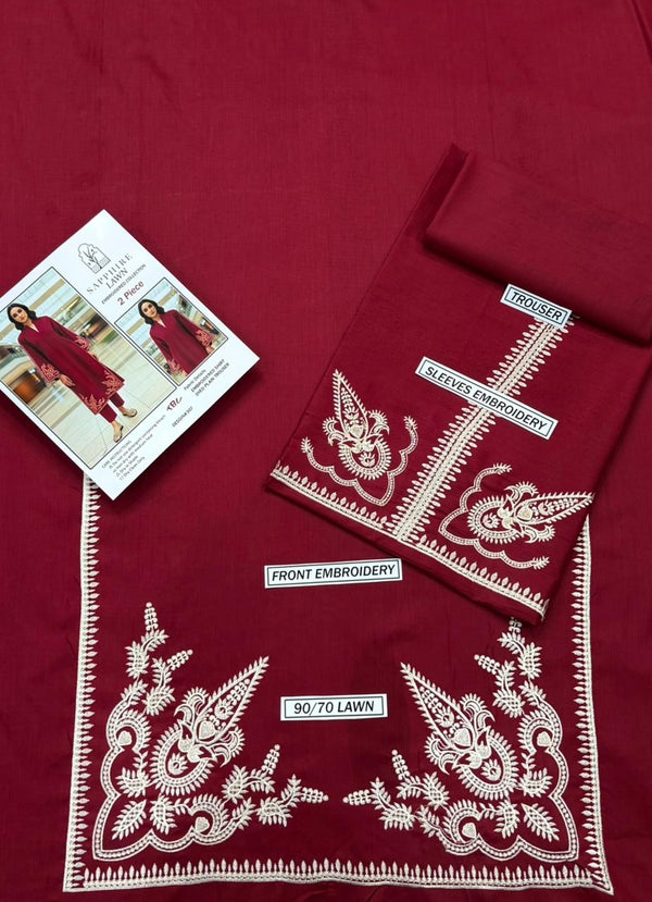 LAWN 2PC EMBROIDERED