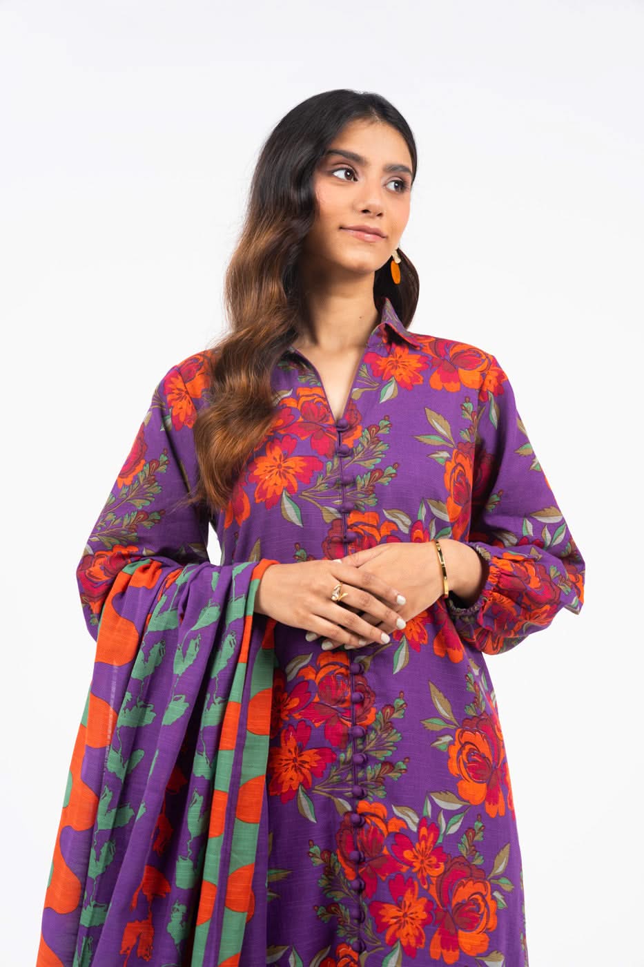 Winter Collection - Al Karam - Unstitched 24 - FW-50-24-PUPRLEAl Karam