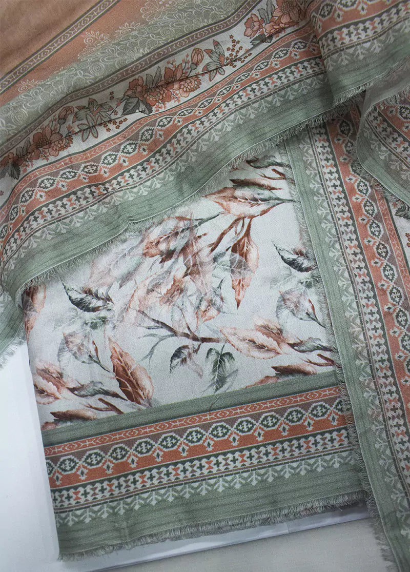 PDC-0764- 3 Piece Cotton Printed UnStitched Suit