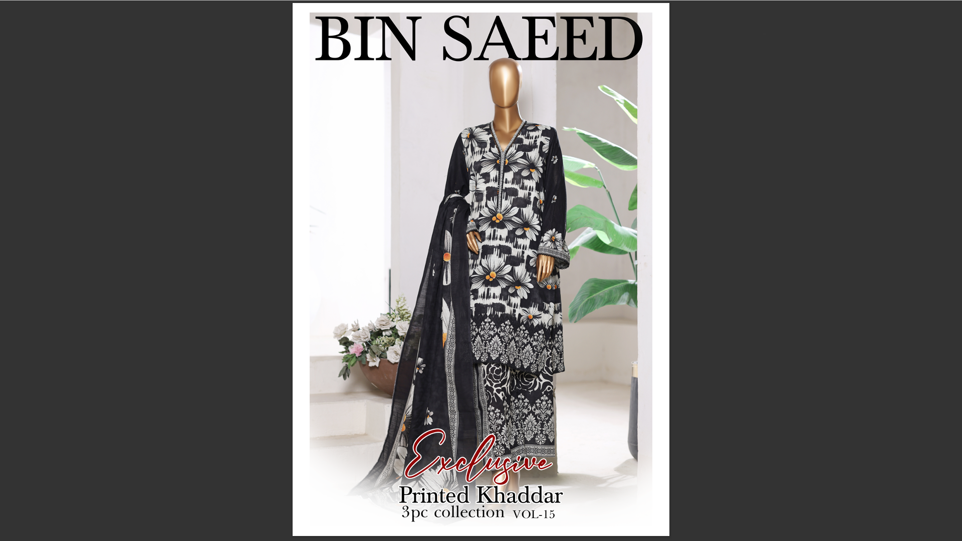 3 Pieces Cotton Printed Unstiched Suit