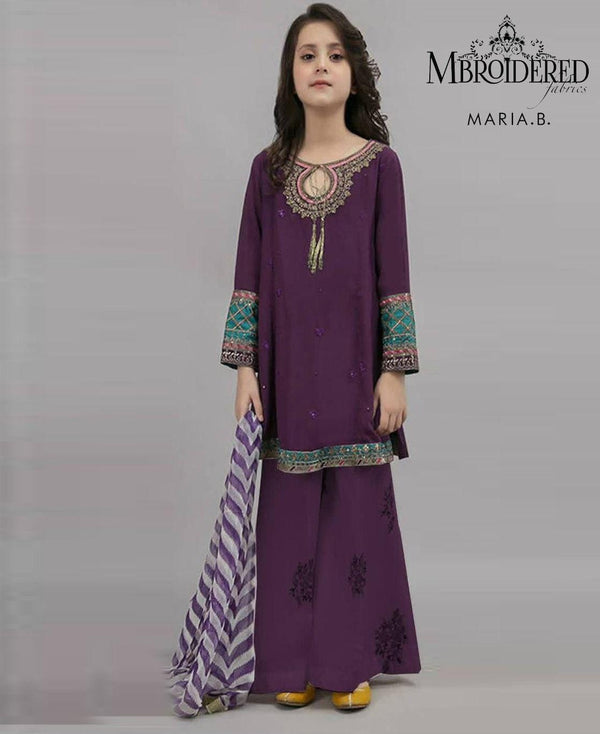 Maira B Kids 3-Piece Lawn Suit