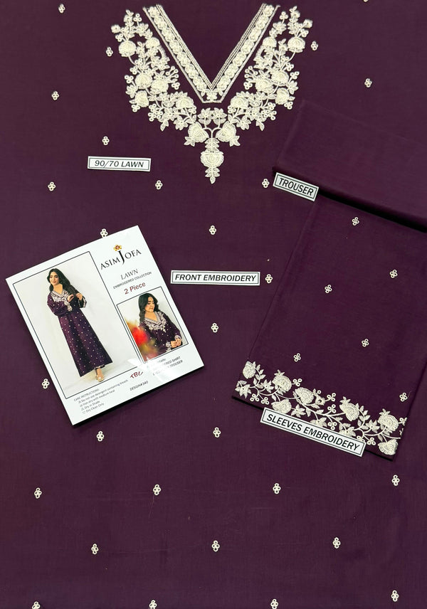 LAWN 2PC EMBROIDERED