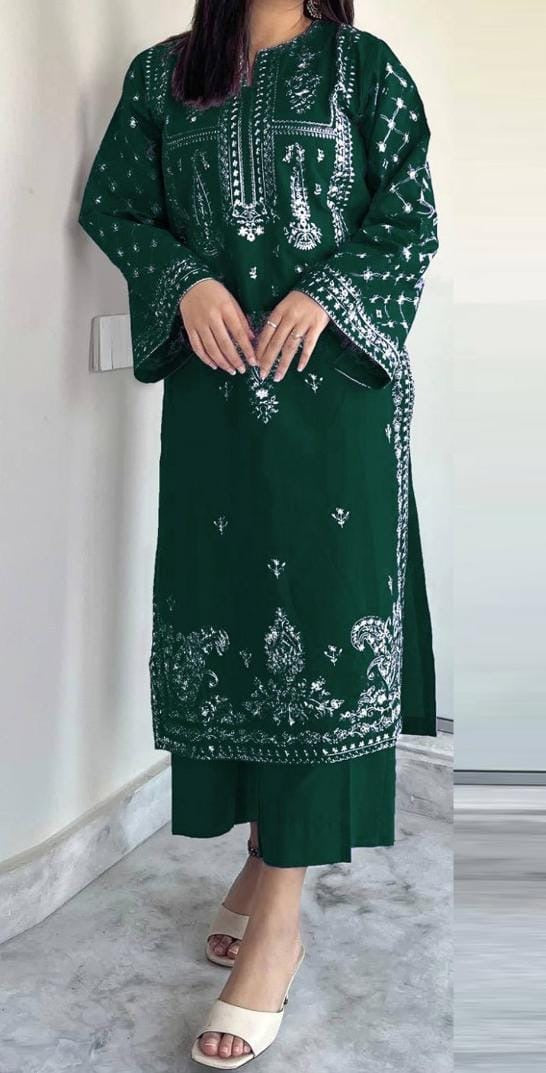 LAWN 2PC EMBROIDERED