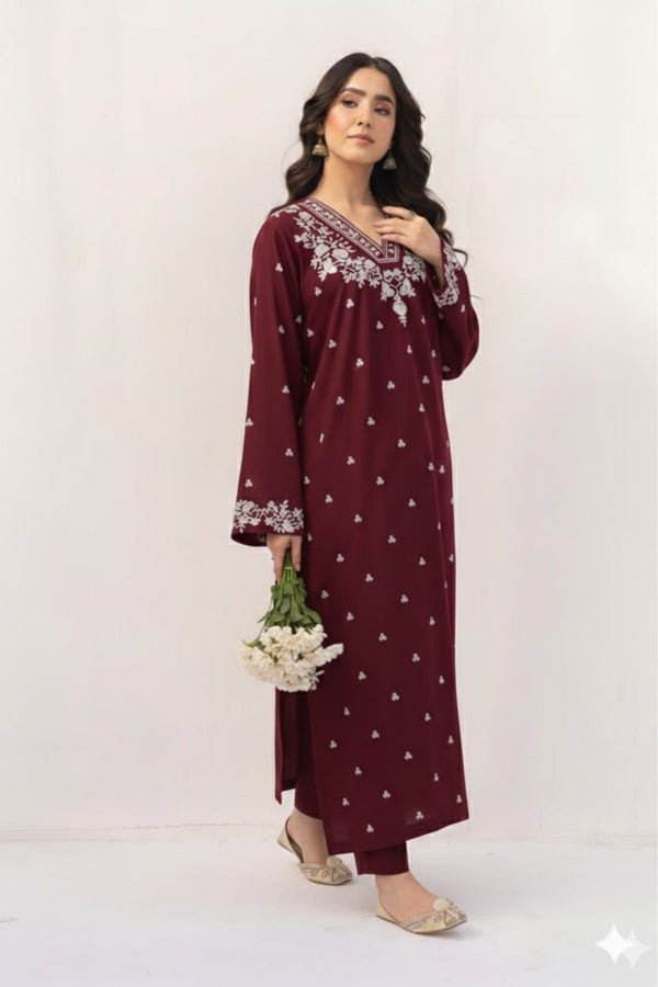 LAWN 2PC EMBROIDERED