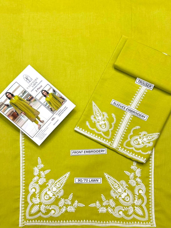 LAWN 2PC EMBROIDERED