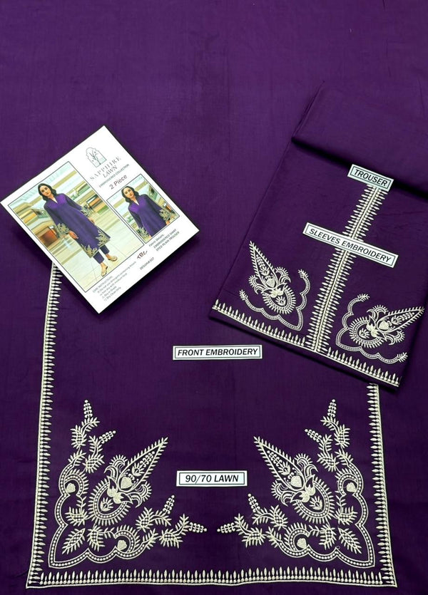 LAWN 2PC EMBROIDERED